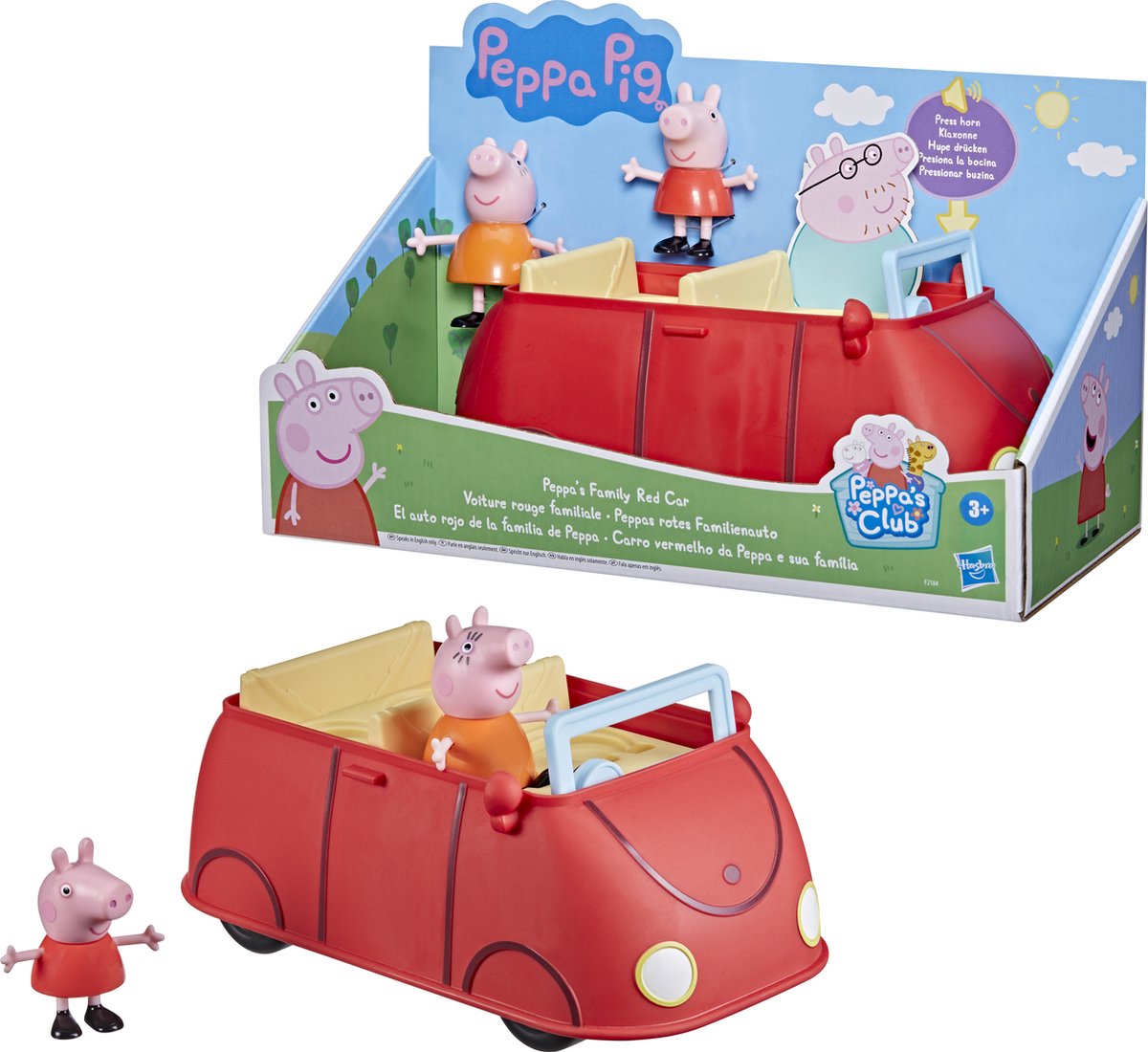 peppa pig, speelgoed, bus, voertuig, figuren