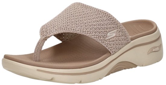 slipper, sandalen, thong, wedge, neutraal