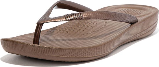 slipper, flip-flop, thong sandal, bruin, rubber sole