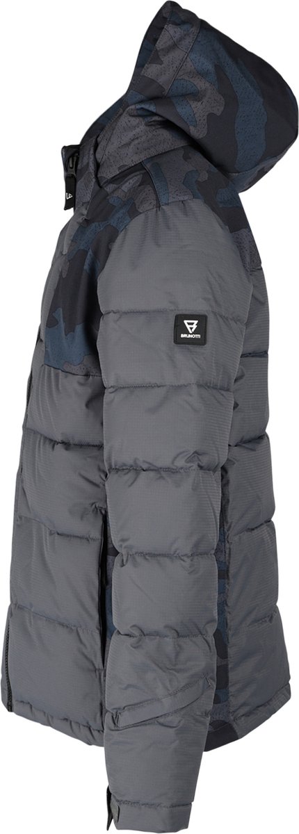 Brunotti - maat 140- Trymaily Jongens Wintersportjas Titanium