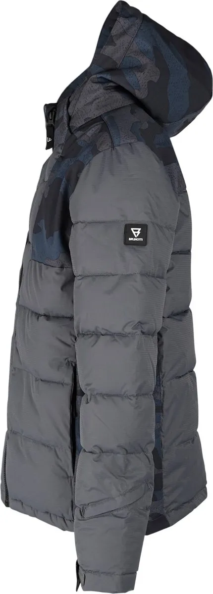 Brunotti - maat 140- Trymaily Jongens Wintersportjas Titanium