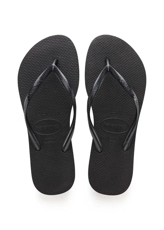 Havaianas Slim Dames Slippers - Maat 41/42 - black