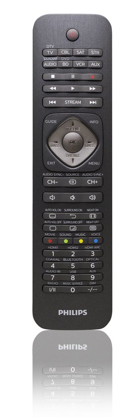 Philips SRP5018 - Universele afstandsbediening - Zwart