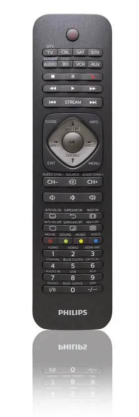 Philips SRP5018 - Universele afstandsbediening - Zwart