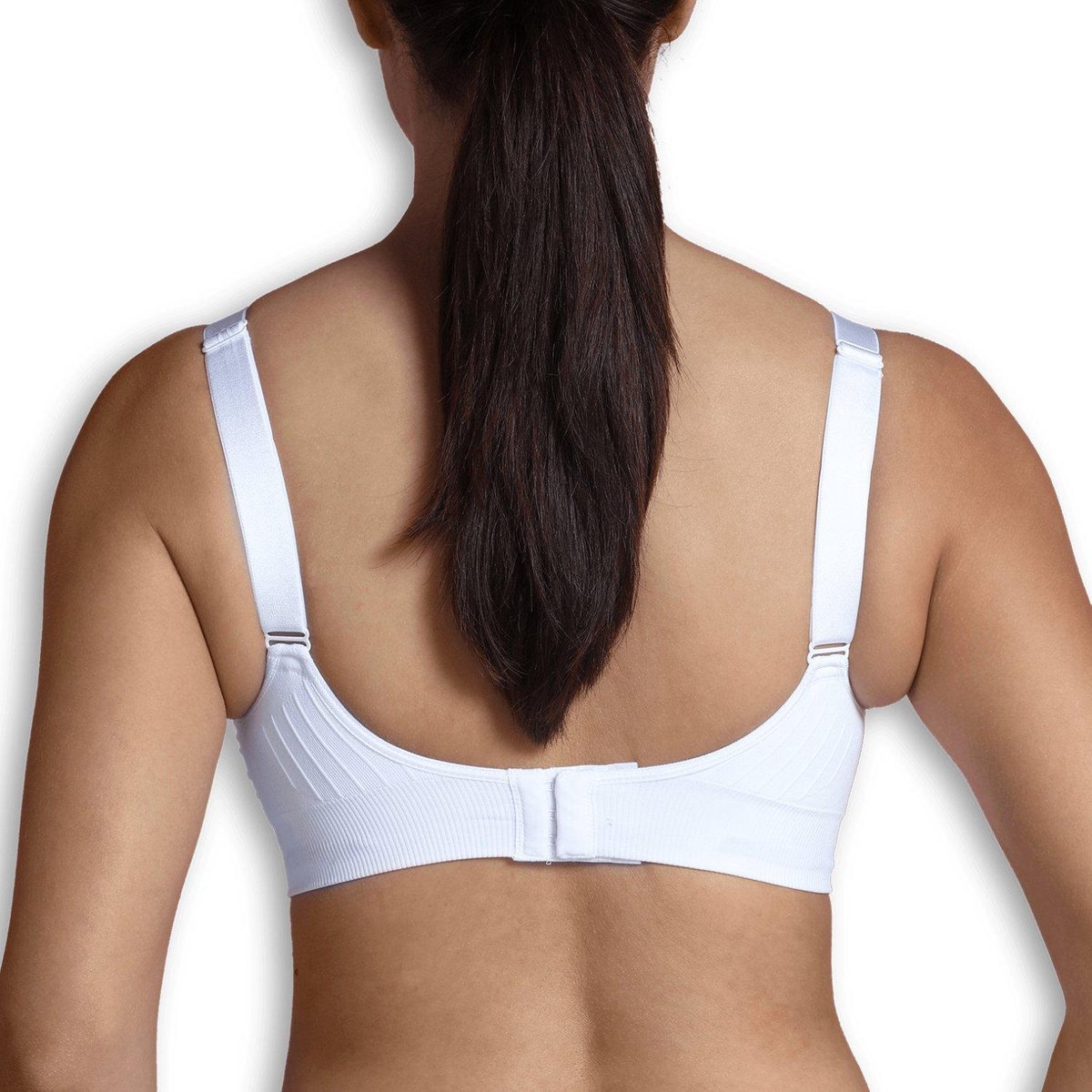 Carriwell - Maat L - Naadloze Padded Voedingsbh Wit