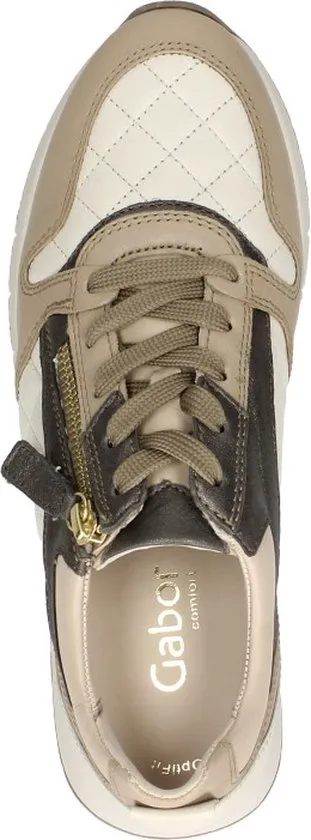 Gabor  - Maat 40.5 -  96.446 Dames Sneakers - Beige