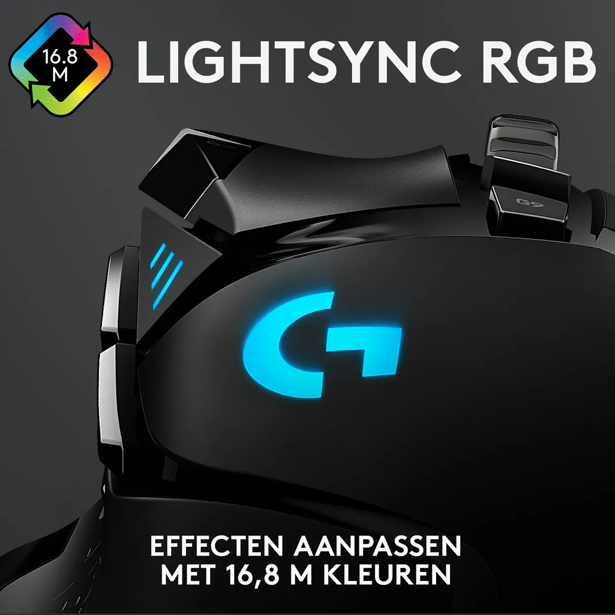 Logitech G502 HERO - Gaming Muis met 25K DPI - Zwart