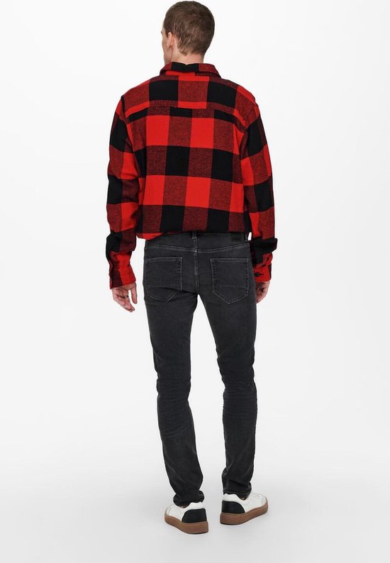 Only & Sons  Maat - W30 X L34 - Jeans Onsloom Jog Black Pk 0494 Noos 22020494 Black Denim Mannen