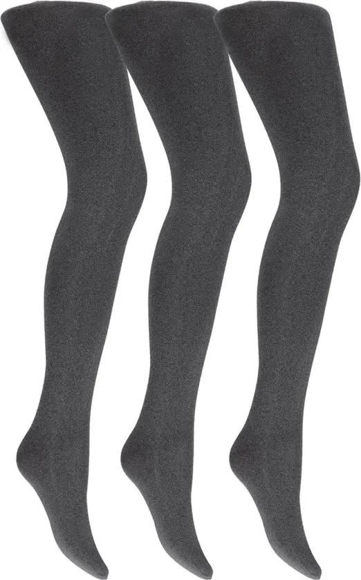 Apollo 3 Paar Dames Panty 60 denier - Maat XXL