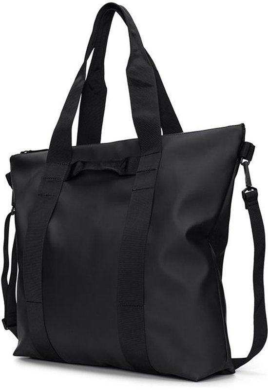 rugzak, tas, tote, polyester, zwarte kleur