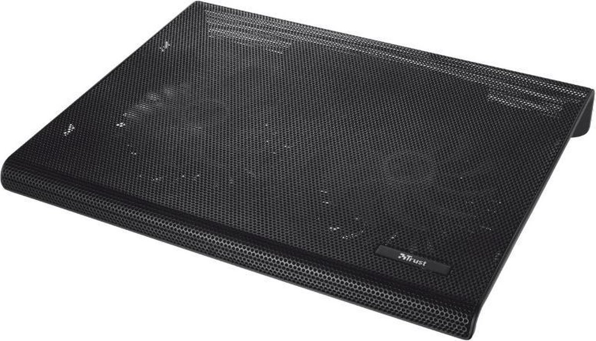 Trust - Azul - Laptop Cooling Stand - 2 Ventilatoren - USB-voeding - Blauw Verlicht - max 17.3 inch