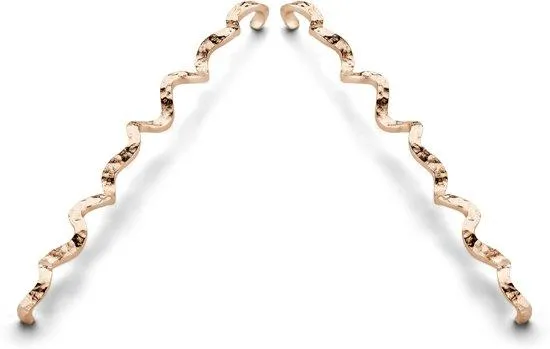 Casa Jewelry Oorhangers Etnic - Rosé Verguld