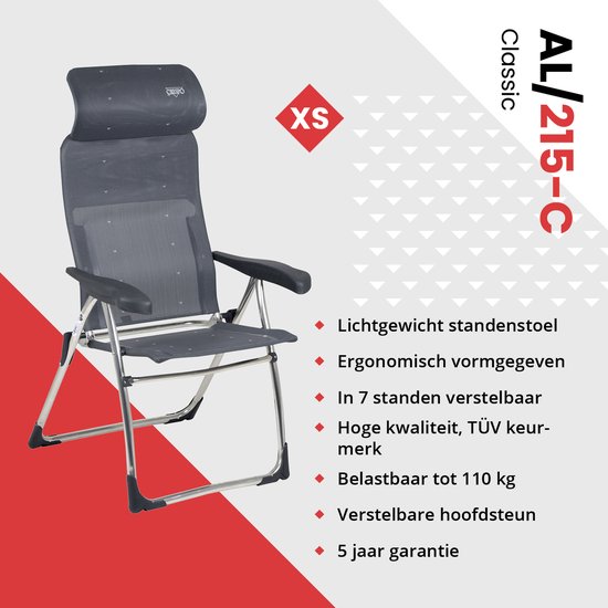 Crespo - Standenstoel - XS - AL/215 - Compact - Donker grijs