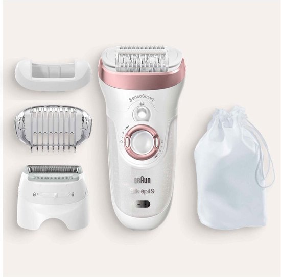 Braun Silk-épil 9 9-720 Wit/Roségoud - Epilator