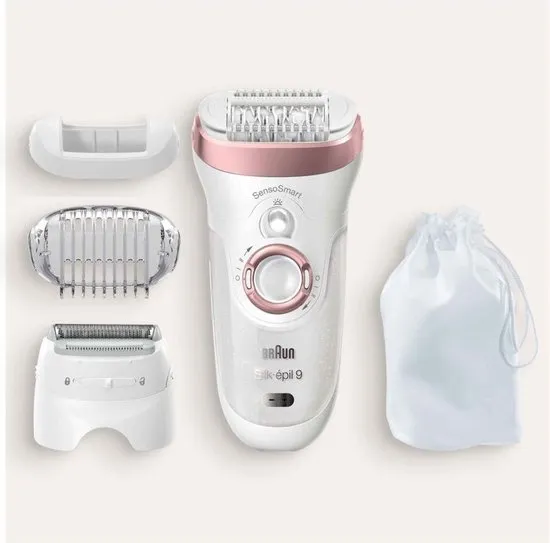 Braun Silk-épil 9 9-720 Wit/Roségoud - Epilator