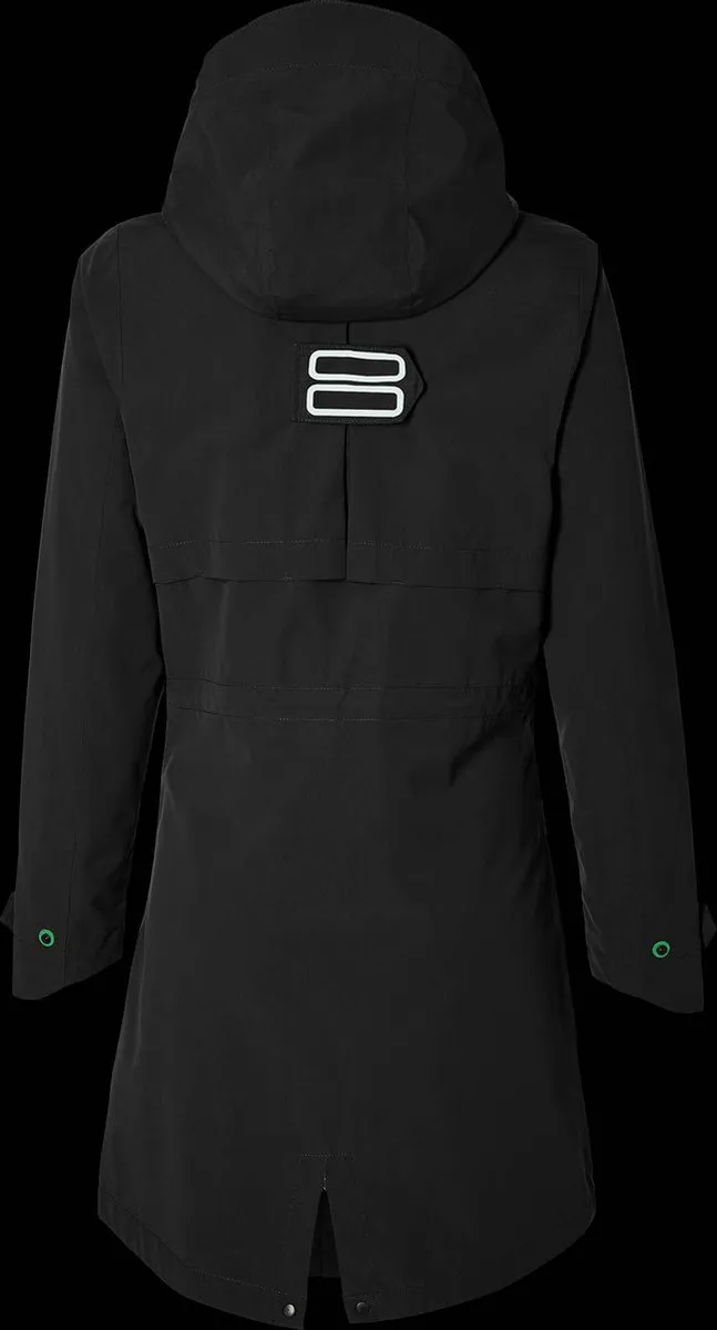 Basil Mosse Parka Regenjas Dames - Maat XL - Zwart