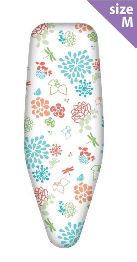 Metaltex - Strijkhoes - 118X38Cm - Medium - Active - 100% Katoen - Colorful Garden