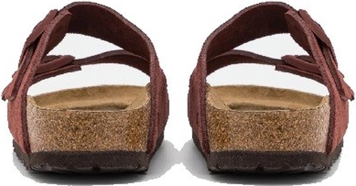 Birkenstock Arizona Dames Slippers - 38 - Chocolate Suede Narrow-fit