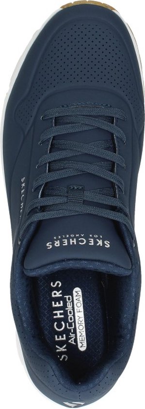 Skechers Uno - Maat 41 - Stand On Air Heren Sneakers - Navy