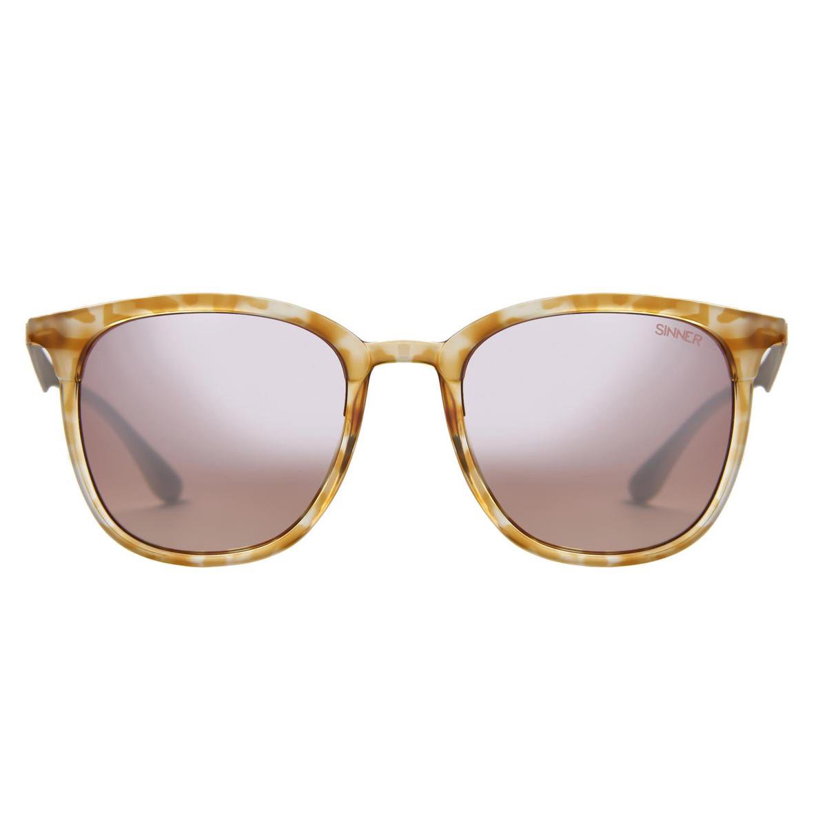 Sinner Cowell Unisex Zonnebril - Mat Grijs/Zandkleurig