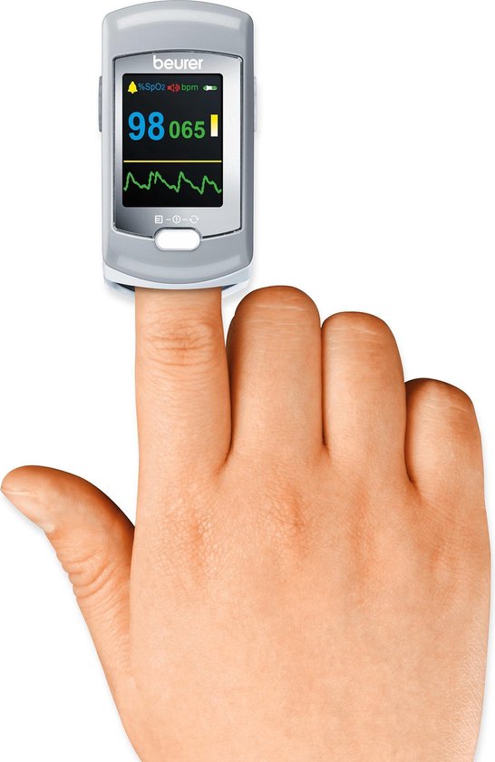 Beurer PO80 - Saturatiemeter/Pulseoximeter - Hartslagmeter - USB data-overdracht
