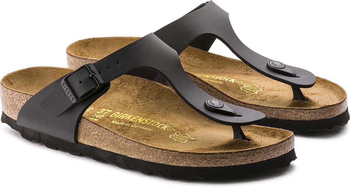 Birkenstock  - Maat 38- Gizeh - Slippers - Black