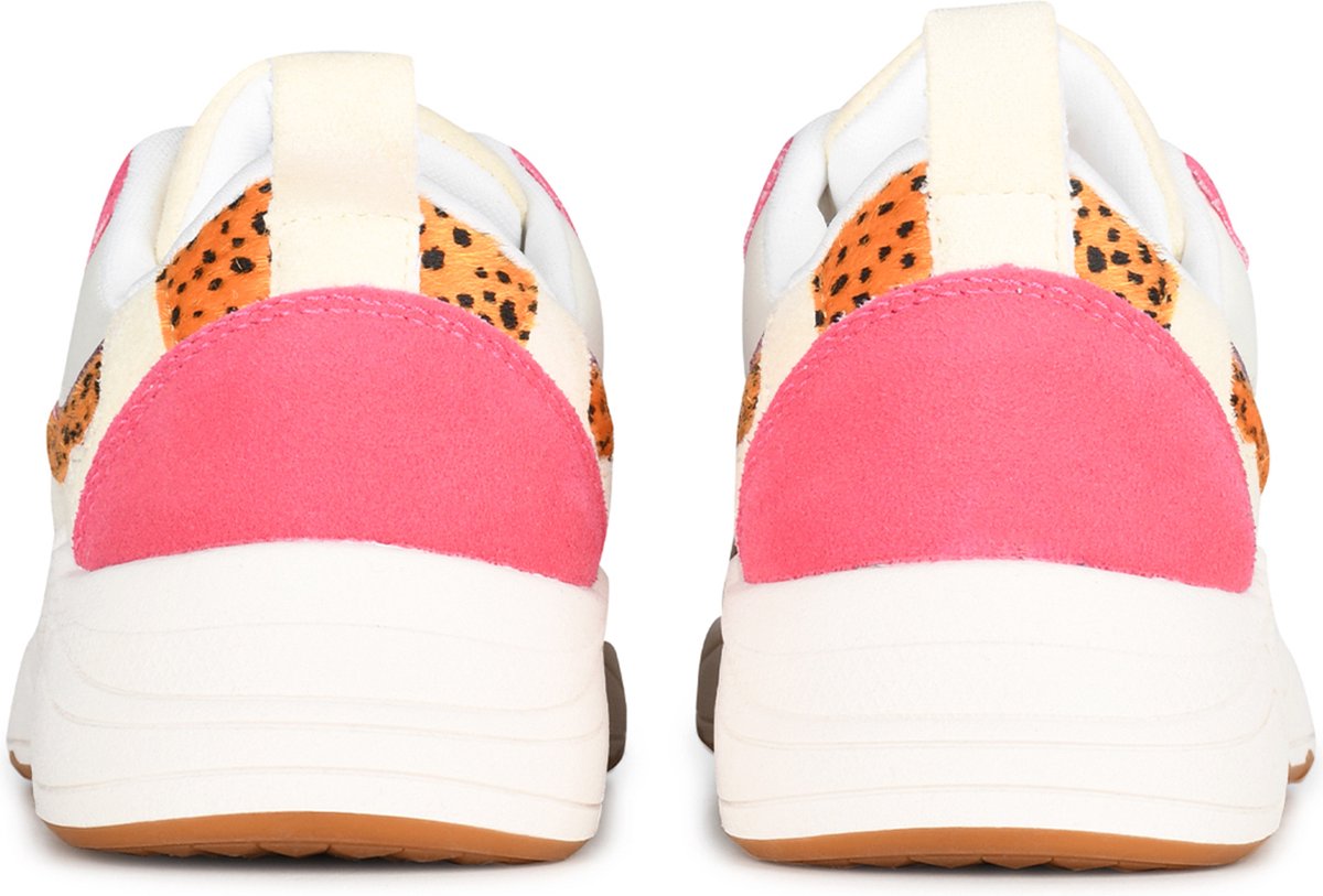POSH by Poelman - mt 41 - CAROCEL Dames Sneakers - Beige met combinatie
