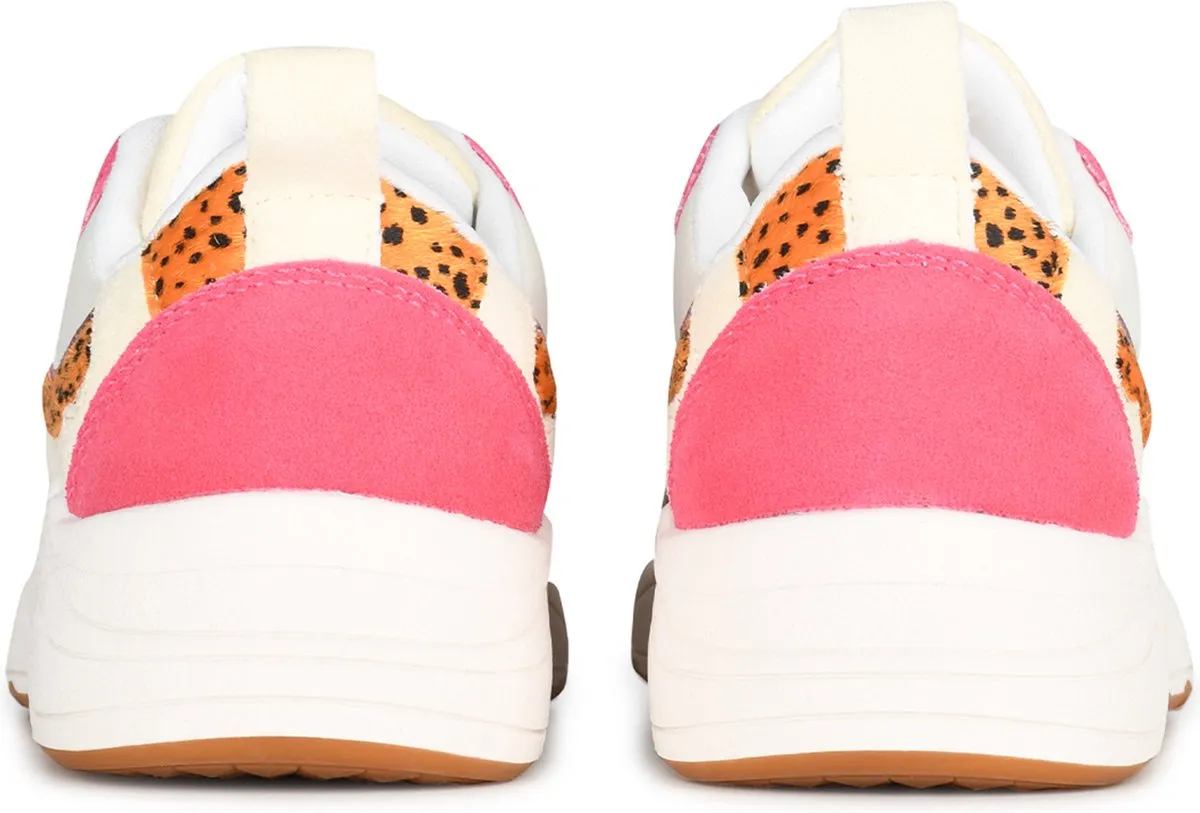 POSH by Poelman - mt 41 - CAROCEL Dames Sneakers - Beige met combinatie