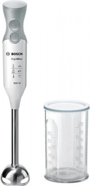 Bosch MSM66110 ErgoMixx - Staafmixer met maatbeker - Wit Grijs