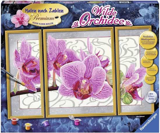 Ravensburger Schilderen op nummer Wilde orchidee