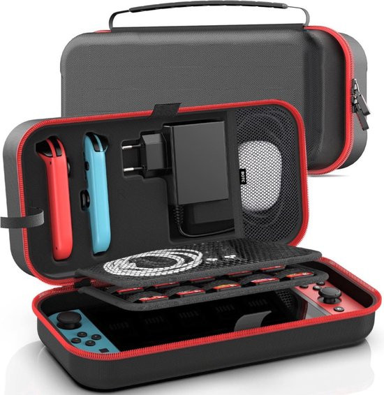 Case Geschikt voor Nintendo Switch - Beschermhoes - Opbergtas - Portal case - opbergcase - Draagbare