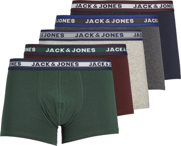 JACK&JONES - Maat L ADDITIONALS JACOLIVER TRUNKS 5 PACK NOOS Heren Onderbroek
