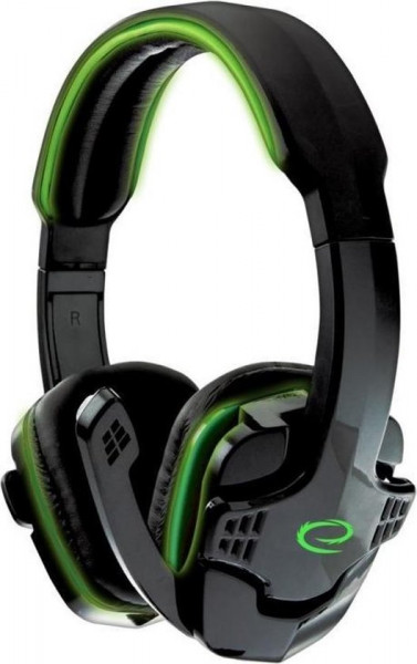 Gaming Headset met Microfoon PS4, PC, Windows, Mobile, Xbox One – Wired met Volumeregeling– Groen/Zw