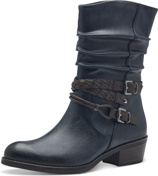 MARCO TOZZI - Maat 38 - MT Soft Lining Dames Laarzen - NAVY COMB