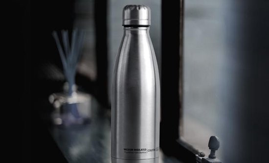 Asobu - Central Park Bottle - 500 ml - Zwart/Koper
