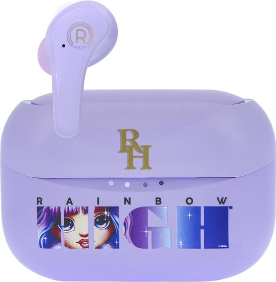 Rainbow High - draadloze oordopjes - met oplaadcase - touch control - extra eartips - TWS earpods bl