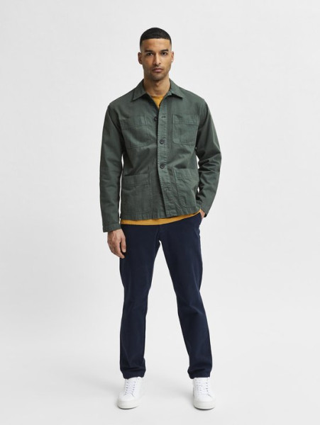 SELECTED HOMME - Maat XXL - Wit SLHLOOSETONY OVERSHIRT LS W NOOS Heren Overhemd