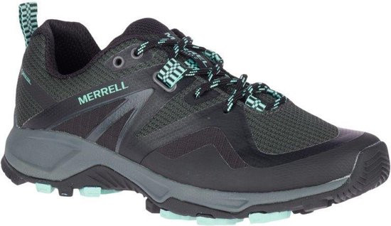 Merrell - Maat 39 - Mqm Flex 2 Gtx Wandelschoenen Dames - Zwart-Mint