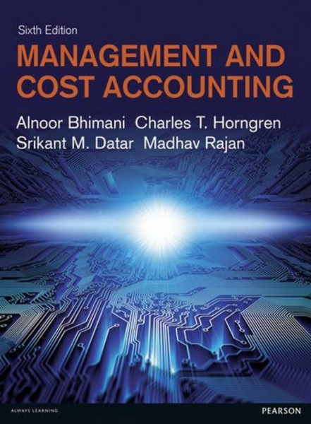 Incompleet- Management and Cost Accounting - Paperback