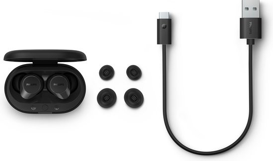 Philips TAT1209 True Wireless In Ear Bluetooth Headphones - Zwart