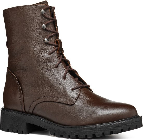 GEOX - maat 39- D HOARA Dames Laarzen - DK BROWN
