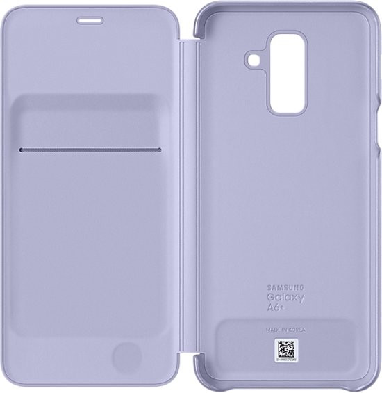KOOPJESHOEK - Samsung Galaxy A6 Plus Wallet Cover - Paars