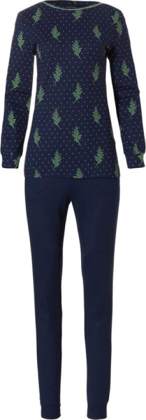 Pastunette - Maat 40 - Deluxe - Jade - Pyjamaset - Blauw