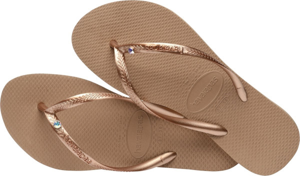Havaianas Slim Crystal SW II - maat 37-38 - Slippers - Rosé