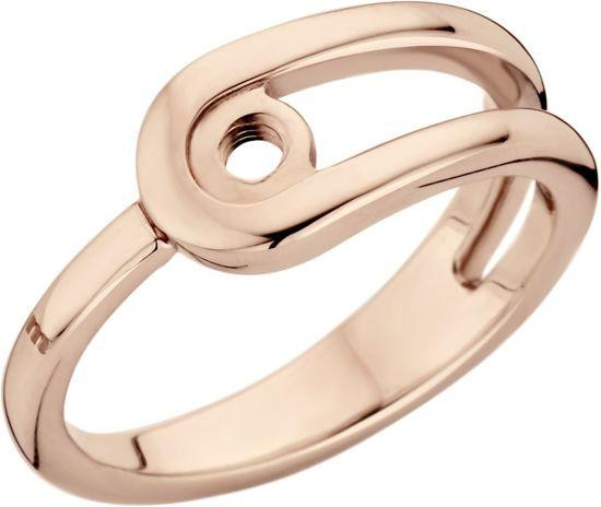 Melano Twisted Taheera ring - dames - roségoudkleurig - Ringmaat: 16.00 mm / maat 50