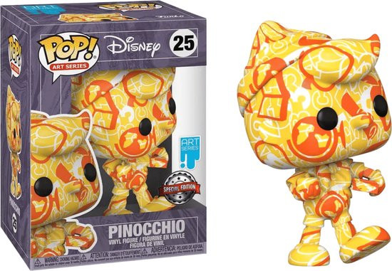 Funko Pop! #25 Disney Pinocchio (1940) - Pinocchio (Artist) US Exclusive