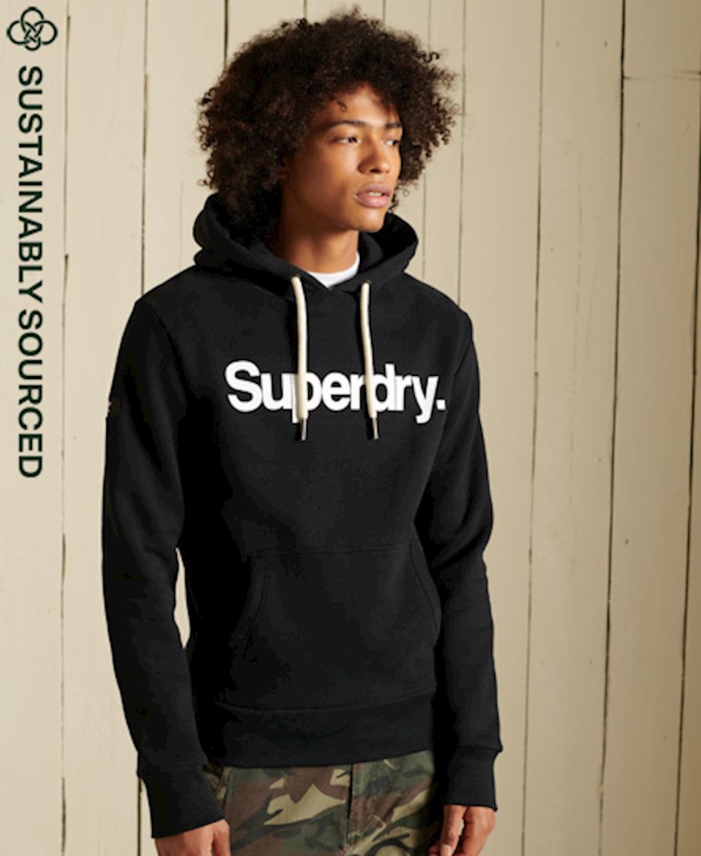 Sui realiteit orgaan Superdry - maat XXL - Heren Trui Core Logo hoodie van biologisch katoen |  DGM Outlet
