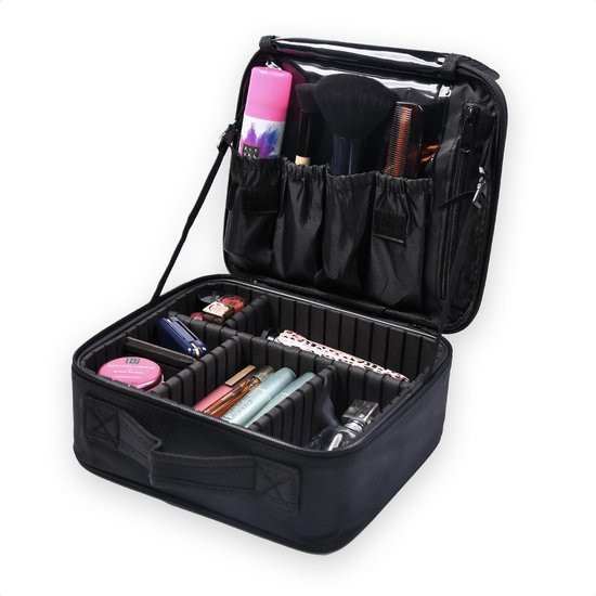 Make-up Organizer - Make-up Koffer - Verstelbare Vakken - Beautycase - Multifunctioneel - Make-up Ta