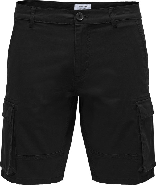 ONLY & SONS - maat M - ONSCAM STAGE CARGO SHORTS LIFE NOOS Heren Broek - Black