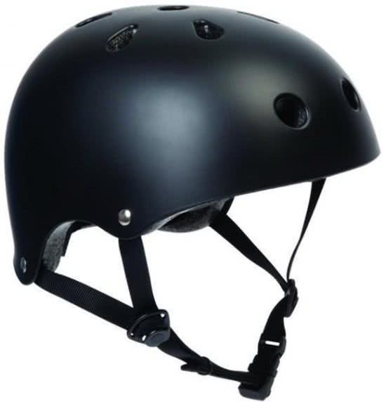 Koopjeshoek - Sfr Skatehelm Essentials Mat Zwart Maat 53/56 Cm